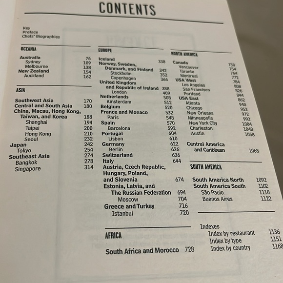 Where Chefs Eat NEW BOOK 4500 places fancy & famous restaurants 3rd edition - Picture 4 of 10